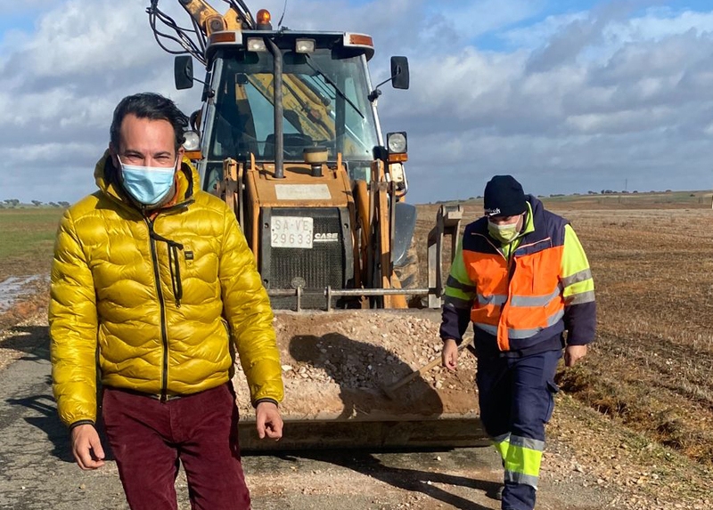 Acondicionada la DSA-503 que une Carrascal de Barregas con la carretera de Vitigudino